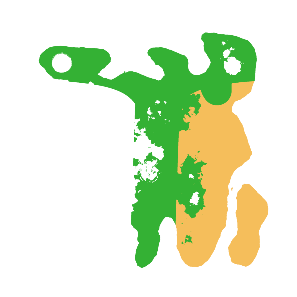 Biome Rust Map: Barren, Size: 2700, Seed: 22151544