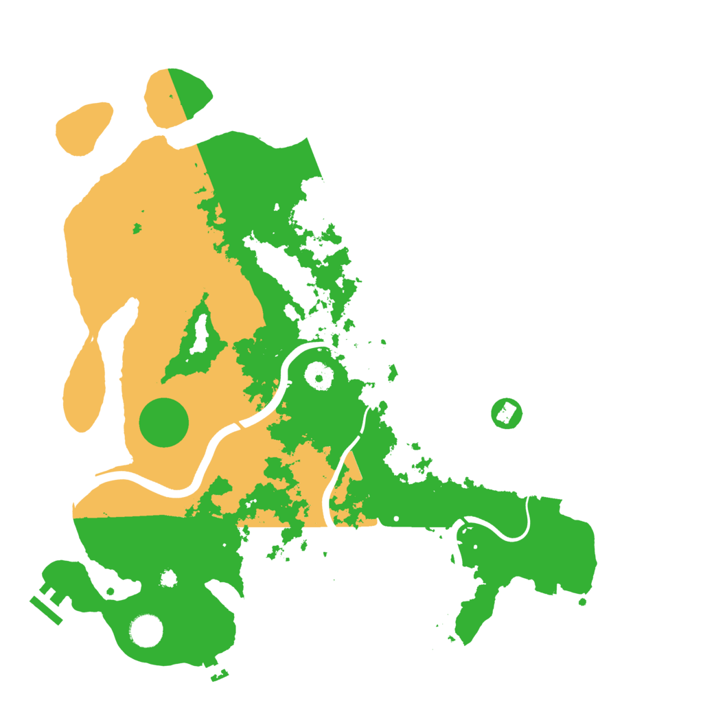 Biome Rust Map: Procedural Map, Size: 3750, Seed: 1398755501