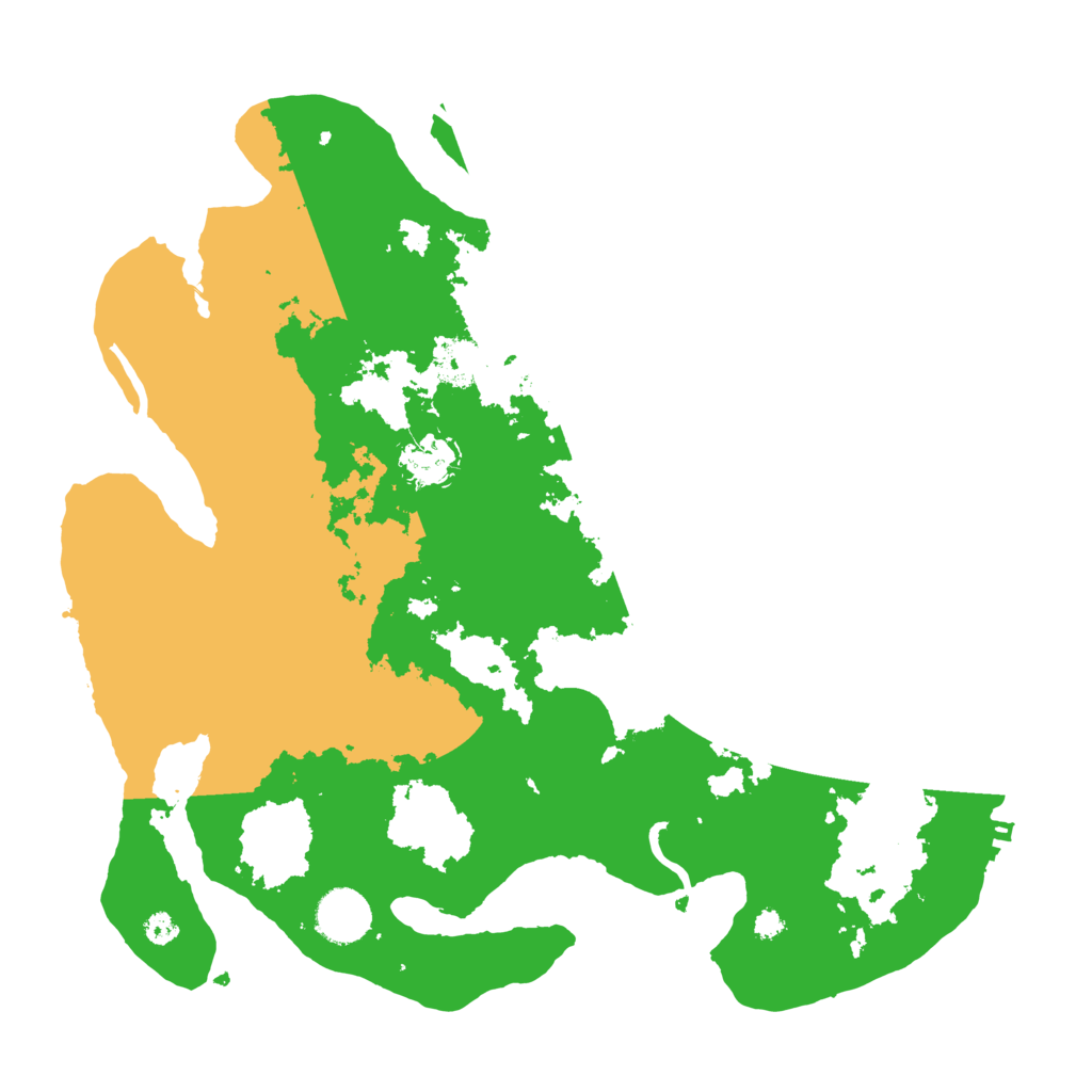 Biome Rust Map: Procedural Map, Size: 3500, Seed: 951