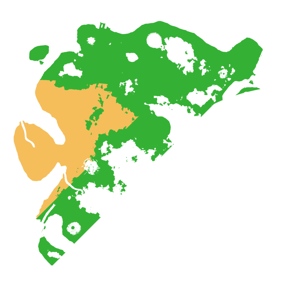 Biome Rust Map: Procedural Map, Size: 3500, Seed: 483303719