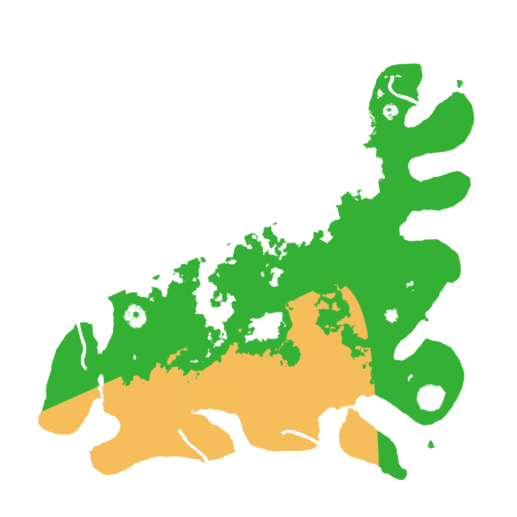 Biome Rust Map: Procedural Map, Size: 3500, Seed: 551141993