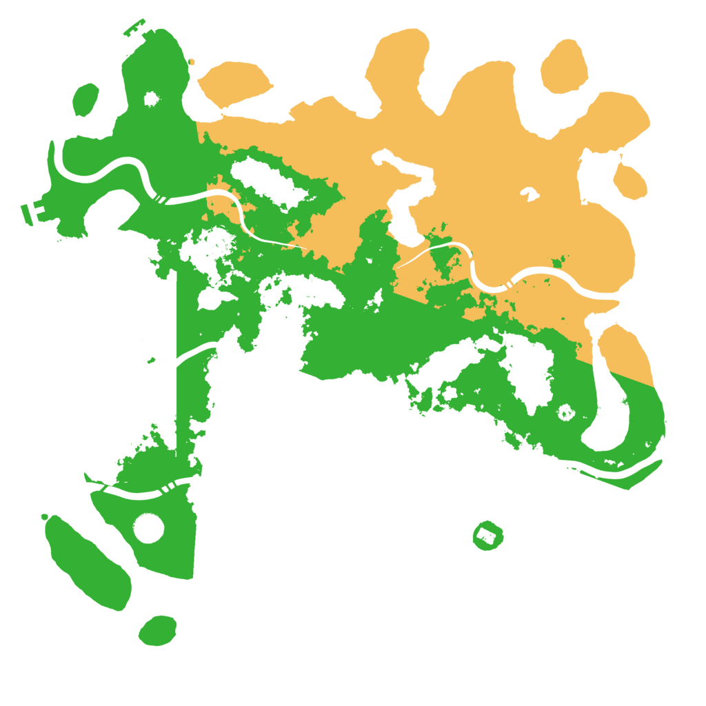 Biome Rust Map: Procedural Map, Size: 4250, Seed: 1306923782