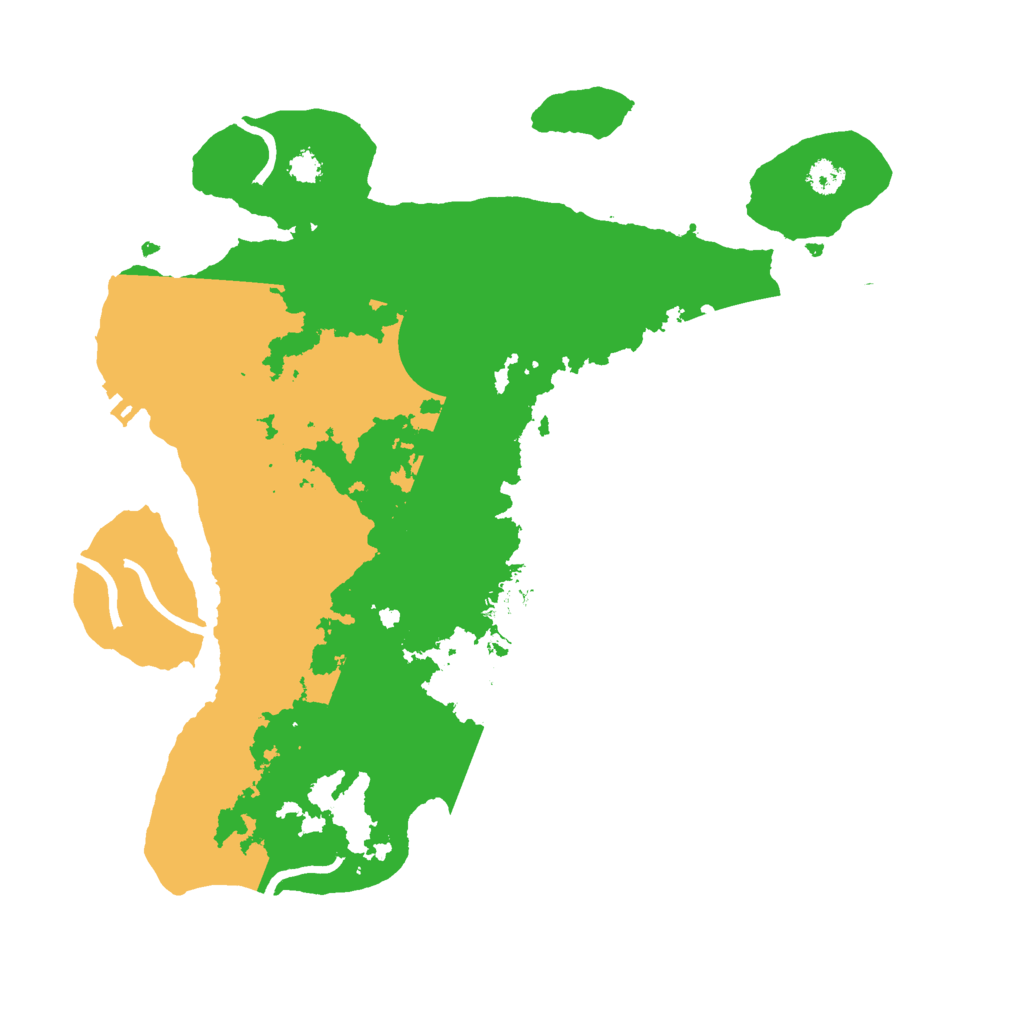 Biome Rust Map: Procedural Map, Size: 3000, Seed: 51810855