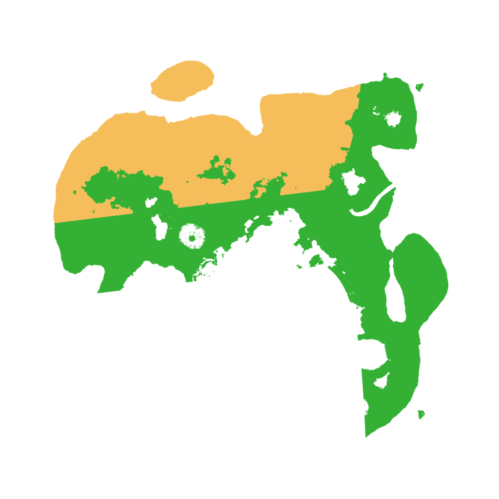 Biome Rust Map: Procedural Map, Size: 3000, Seed: 1774148249