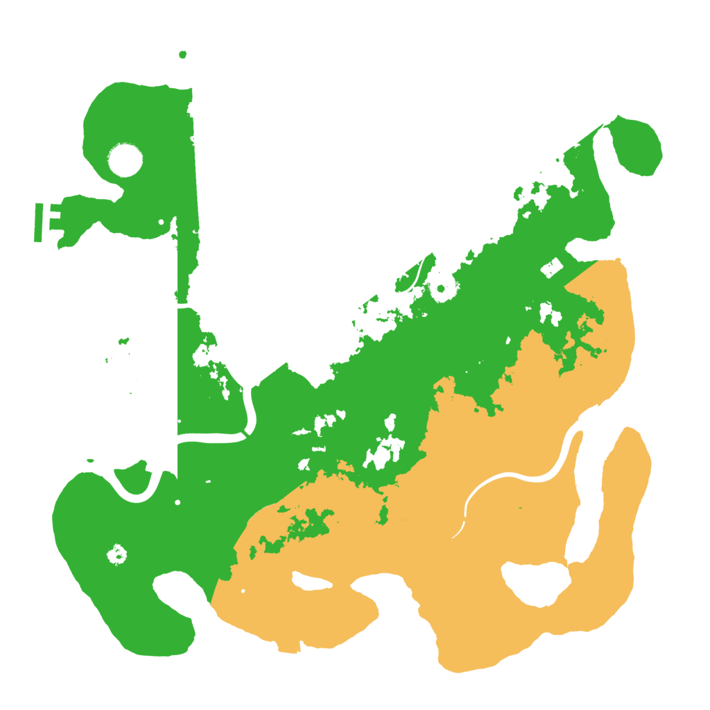 Biome Rust Map: Procedural Map, Size: 3700, Seed: 459907484