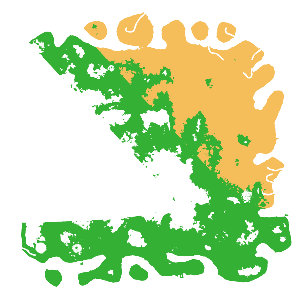Biome Rust Map: Procedural Map, Size: 5000, Seed: 43865