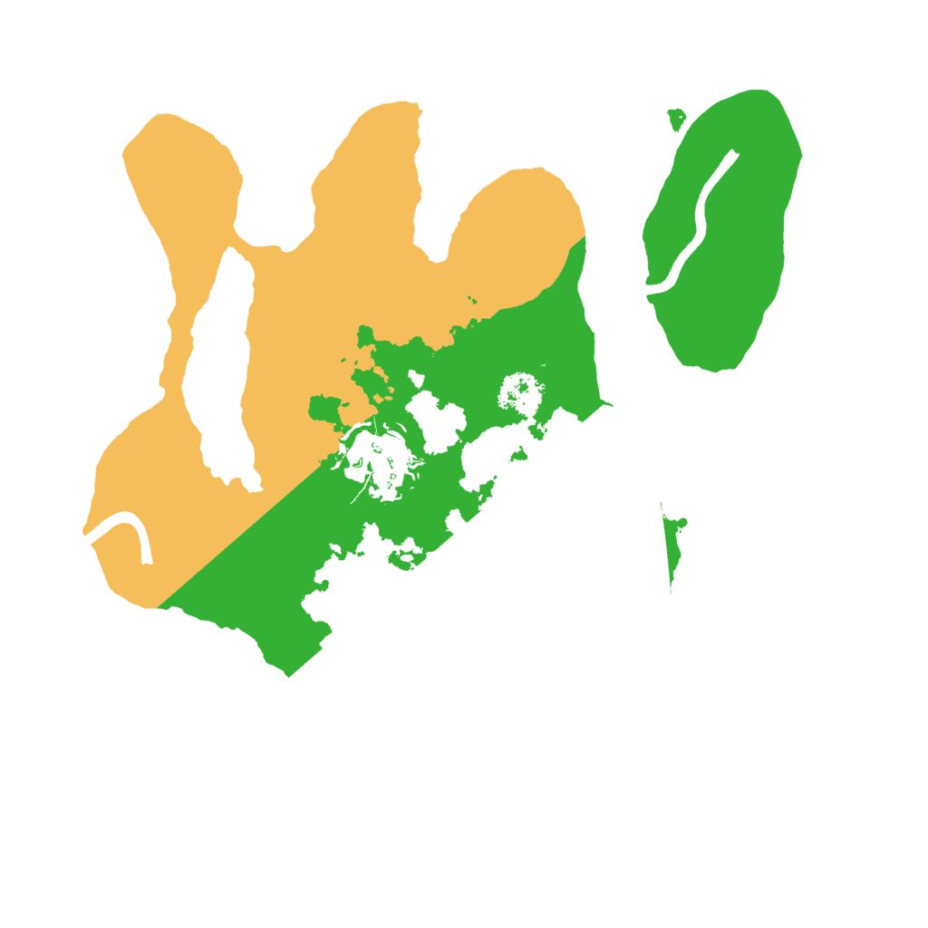 Biome Rust Map: Procedural Map, Size: 2200, Seed: 352802850