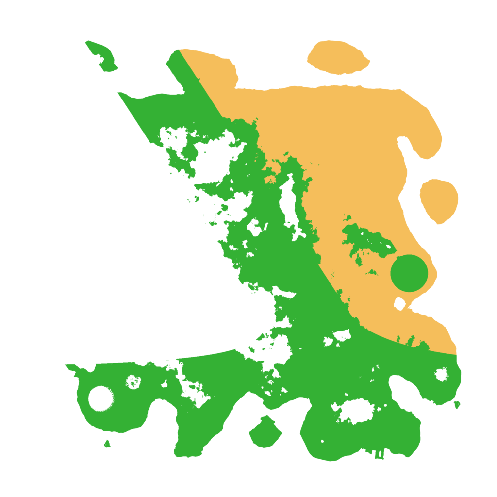 Biome Rust Map: Procedural Map, Size: 3500, Seed: 18406