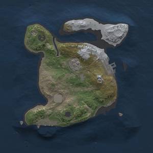 Thumbnail Rust Map: Procedural Map, Size: 2000, Seed: 5000, 6 Monuments