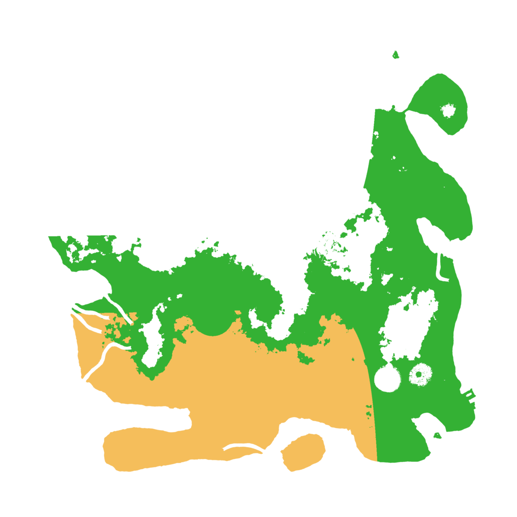 Biome Rust Map: Procedural Map, Size: 3500, Seed: 1472434045