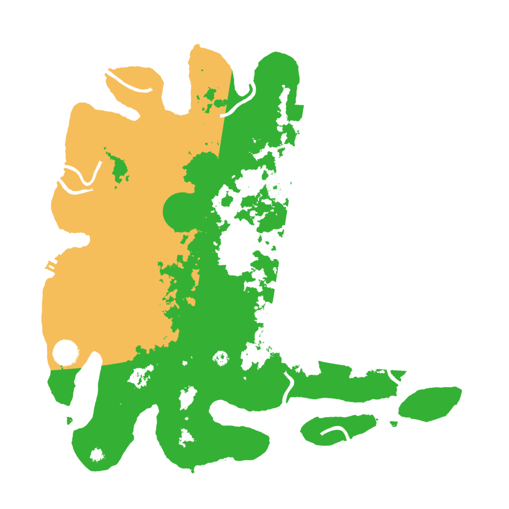 Biome Rust Map: Procedural Map, Size: 3500, Seed: 54458642