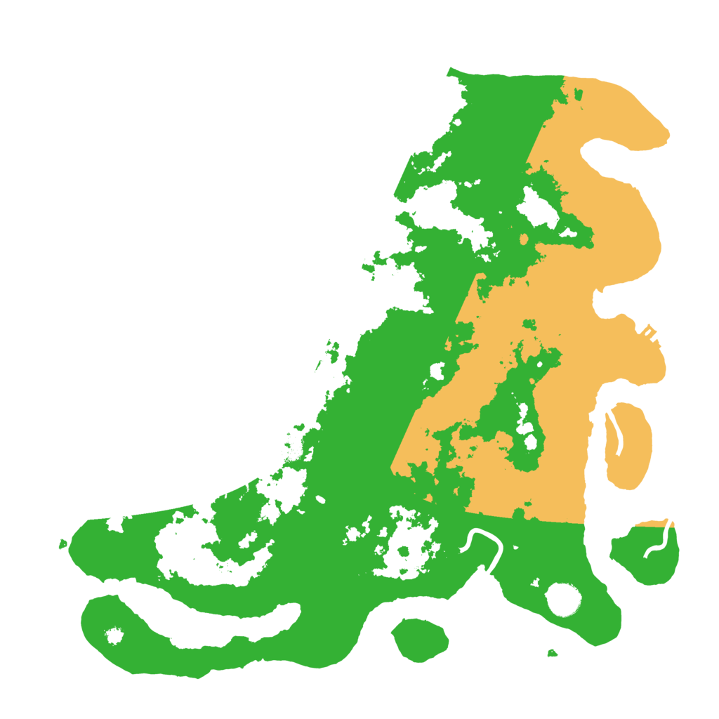 Biome Rust Map: Procedural Map, Size: 3850, Seed: 946163274