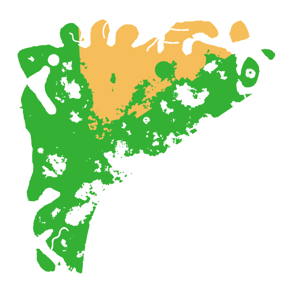 Biome Rust Map: Procedural Map, Size: 4500, Seed: 13867