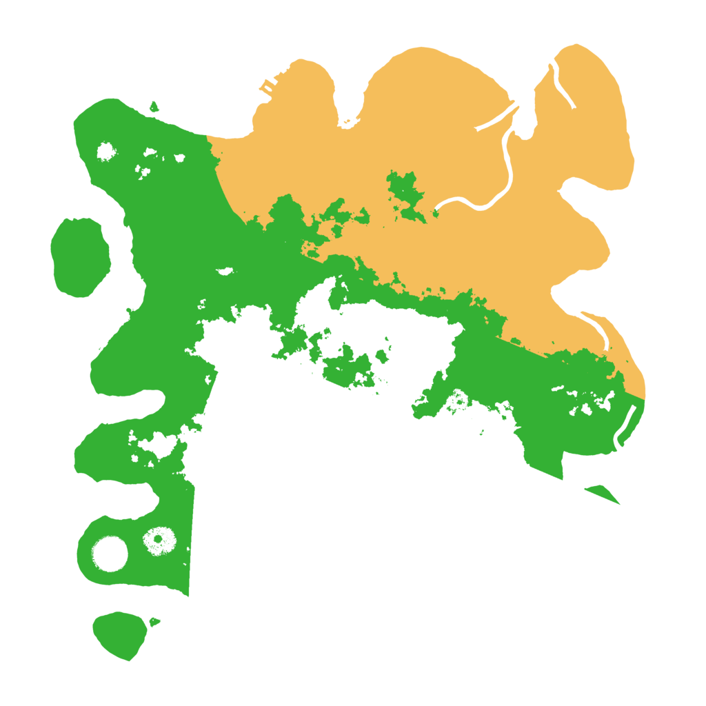 Biome Rust Map: Procedural Map, Size: 3500, Seed: 327813512