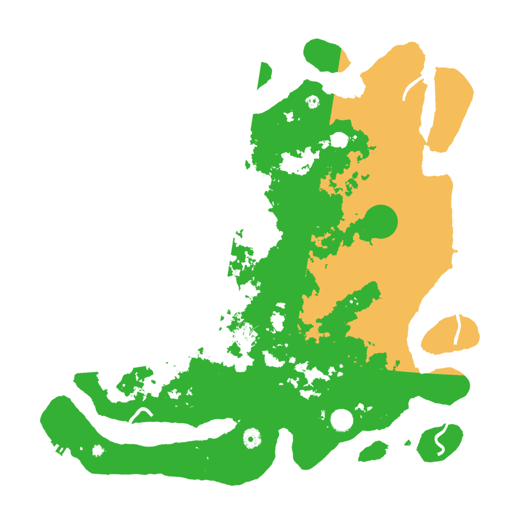 Biome Rust Map: Procedural Map, Size: 4000, Seed: 843796862