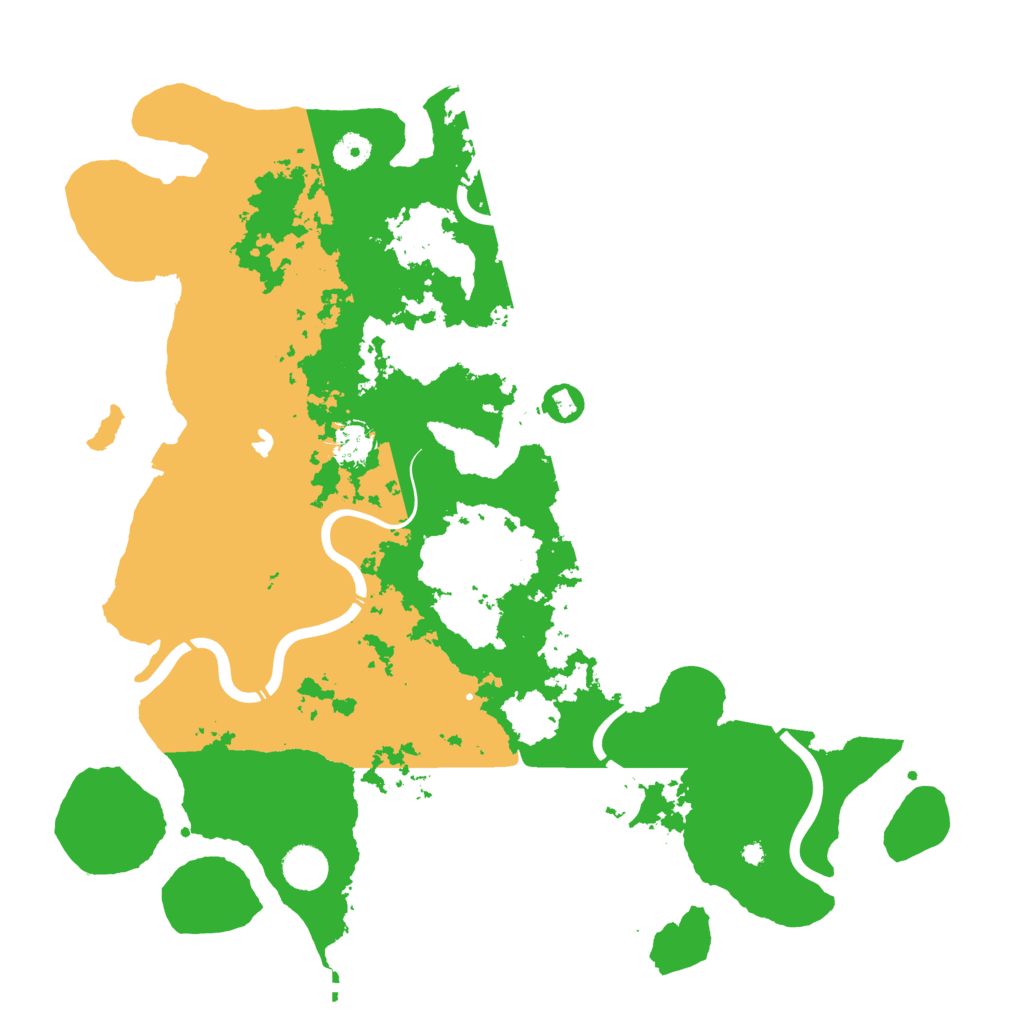 Biome Rust Map: Procedural Map, Size: 4250, Seed: 6161