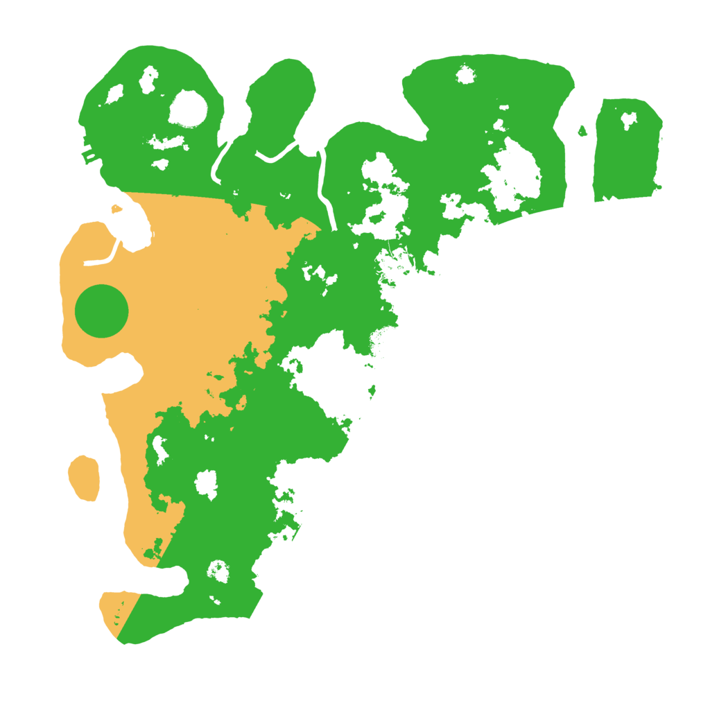 Biome Rust Map: Procedural Map, Size: 3500, Seed: 340009087