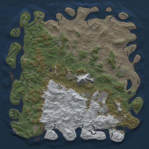 Thumbnail Rust Map: Procedural Map, Size: 6000, Seed: 714466375, 20 Monuments