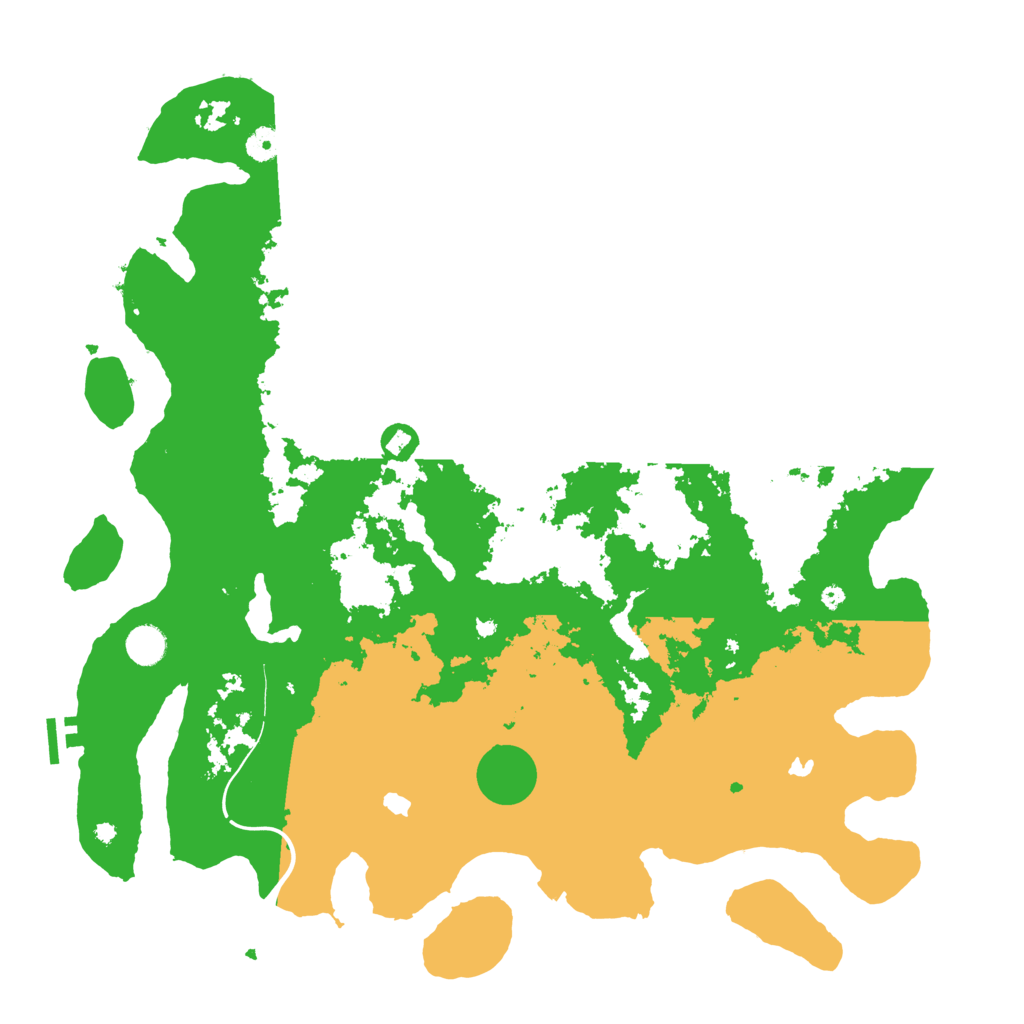Biome Rust Map: Procedural Map, Size: 4500, Seed: 764313704