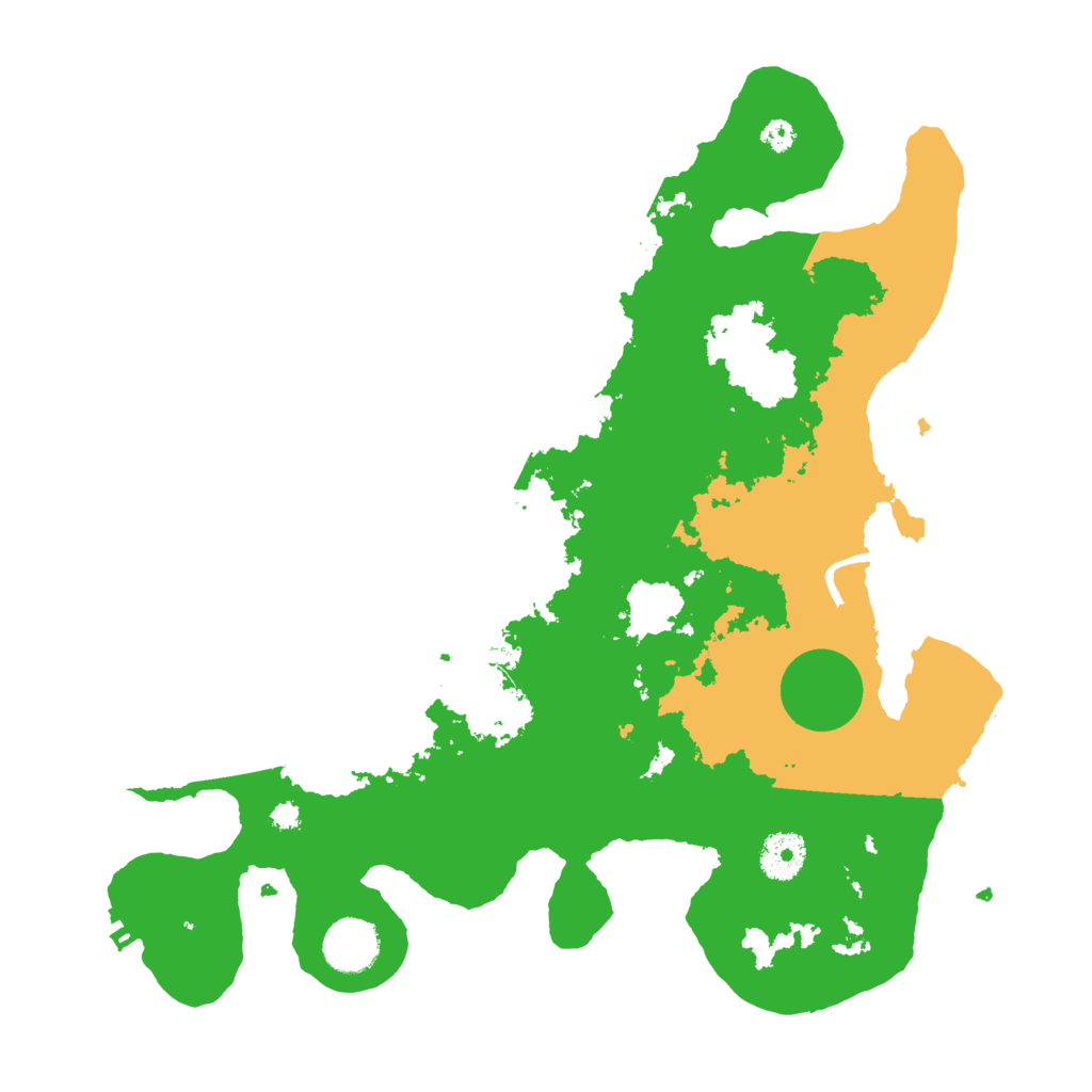 Biome Rust Map: Procedural Map, Size: 3500, Seed: 315349761