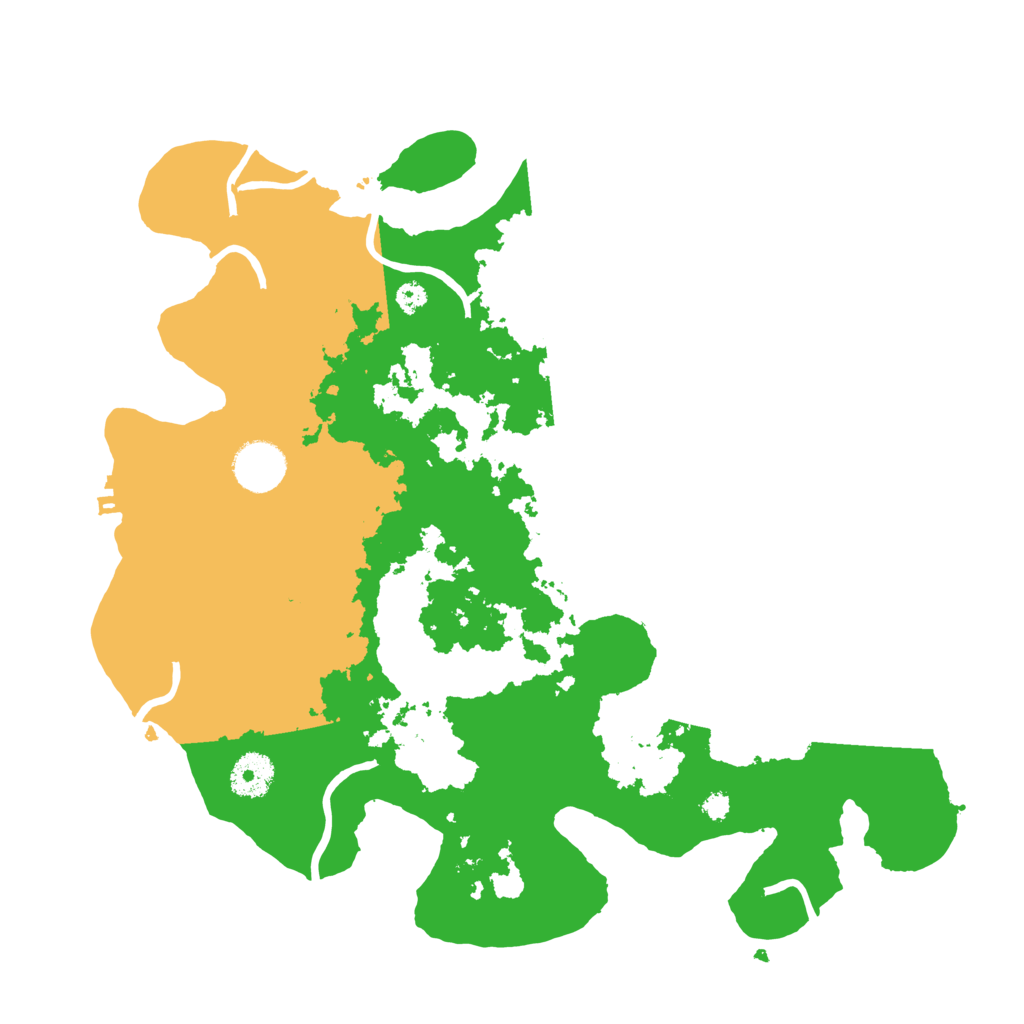 Biome Rust Map: Procedural Map, Size: 3500, Seed: 1164609805