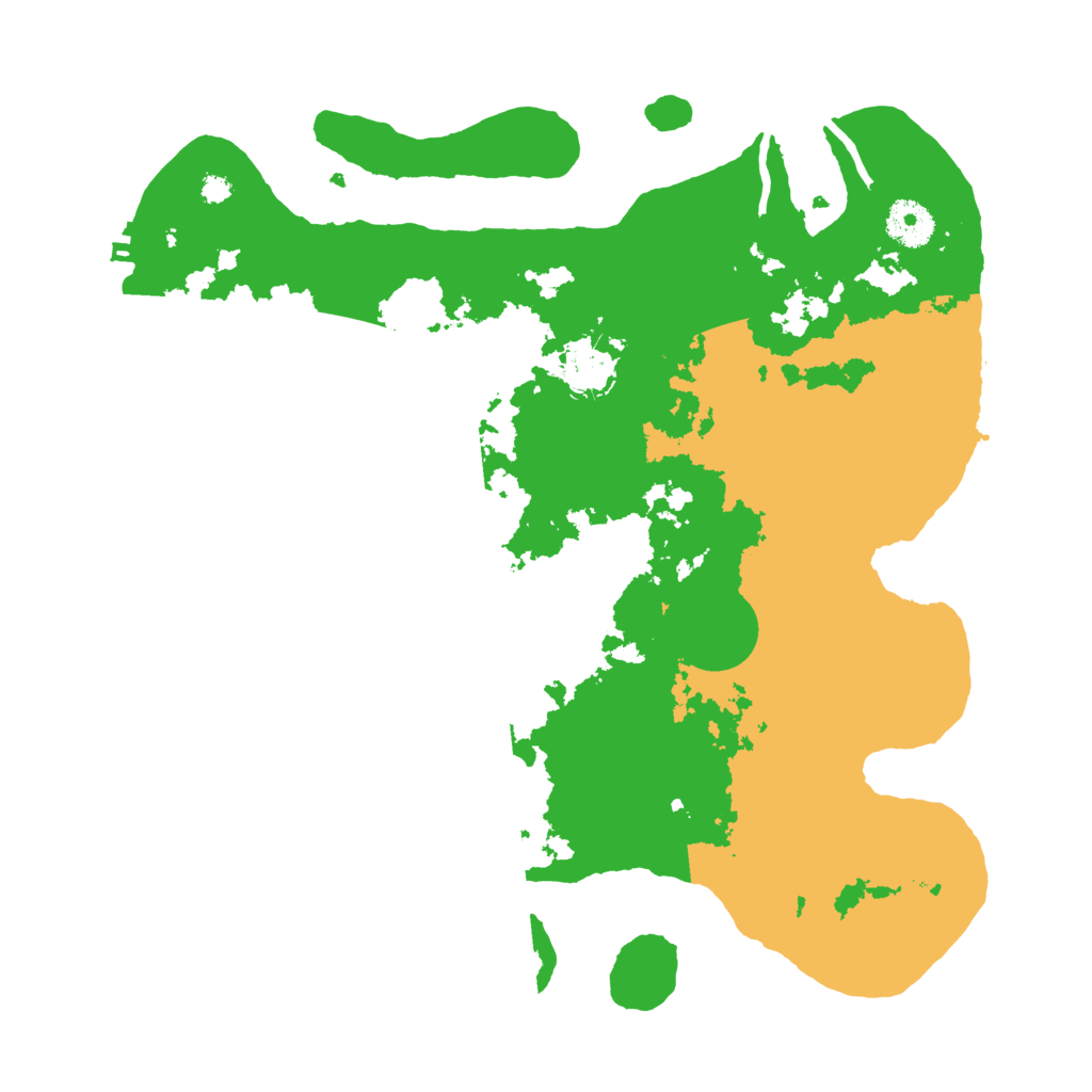 Biome Rust Map: Procedural Map, Size: 3500, Seed: 22080322