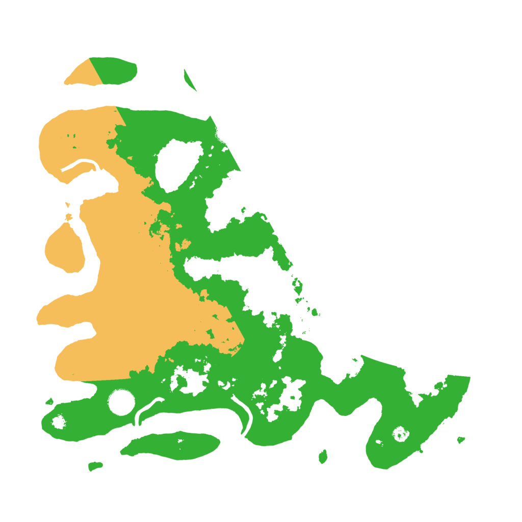 Biome Rust Map: Procedural Map, Size: 3500, Seed: 12189