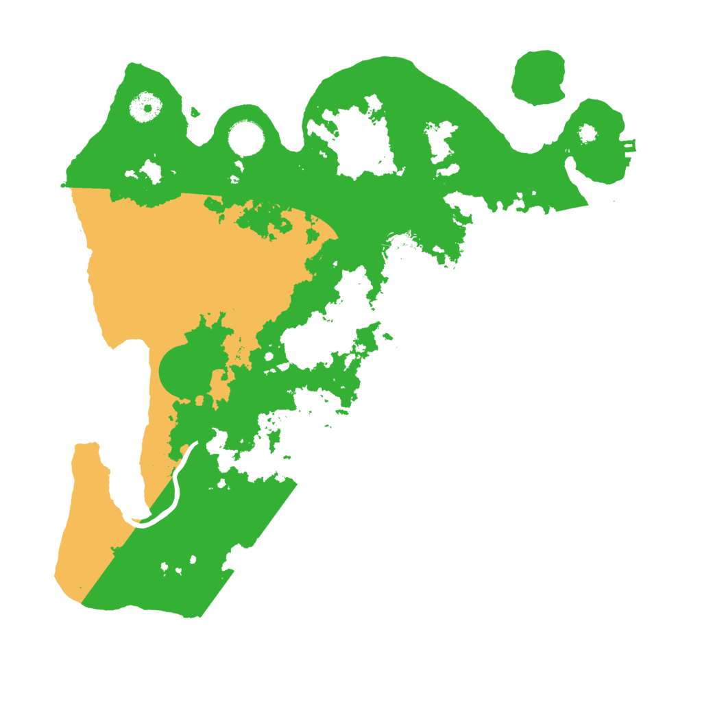 Biome Rust Map: Procedural Map, Size: 3500, Seed: 978452