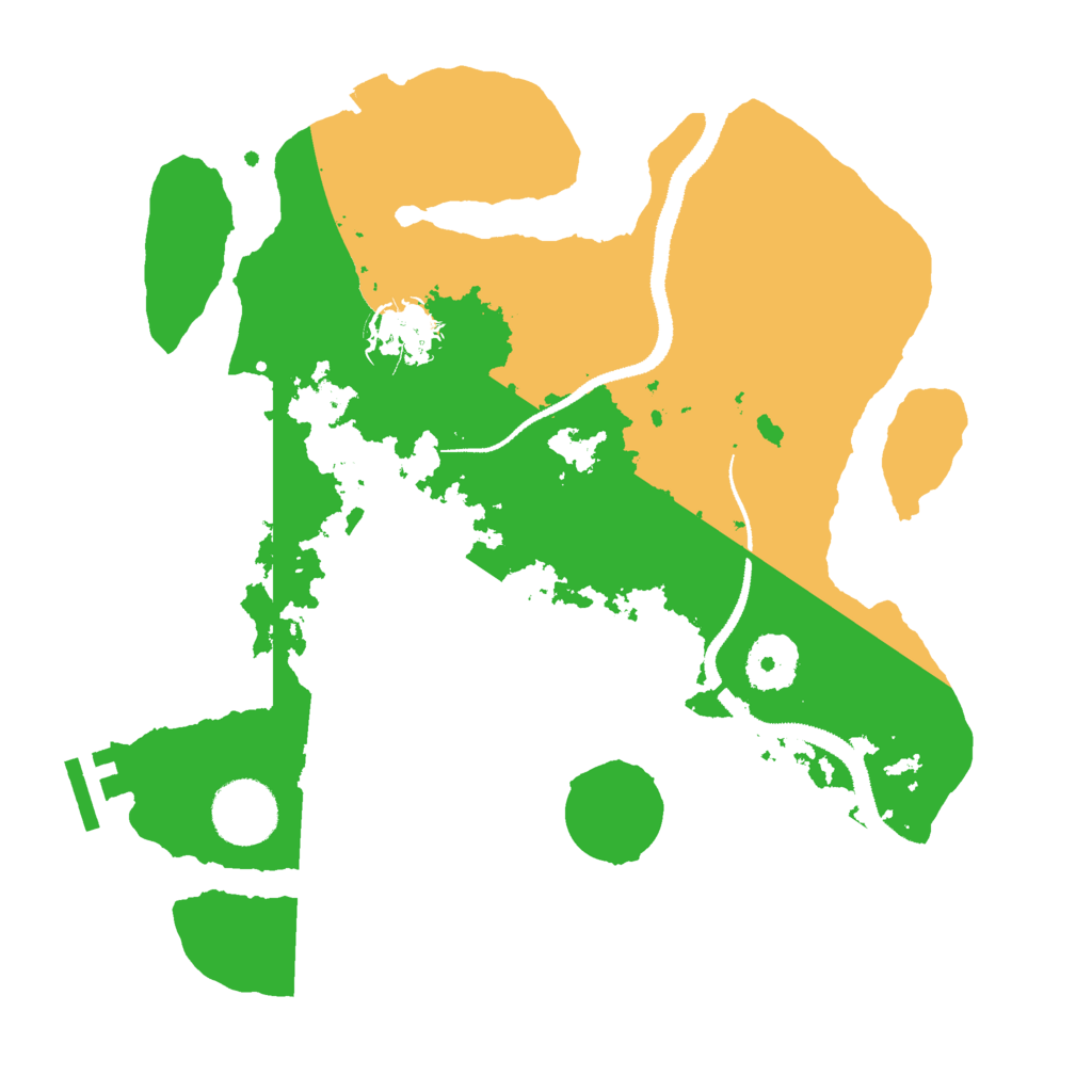 Biome Rust Map: Procedural Map, Size: 3000, Seed: 155822