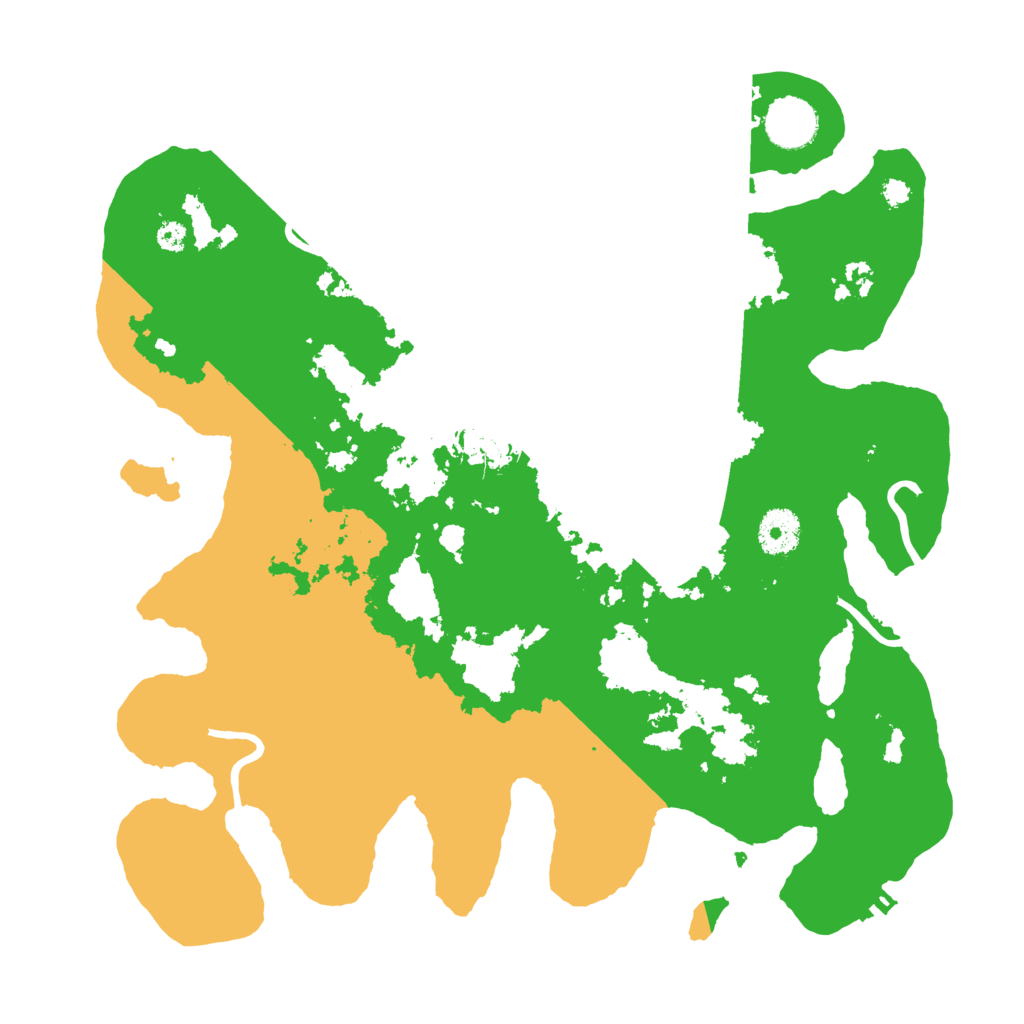 Biome Rust Map: Procedural Map, Size: 3500, Seed: 2677210