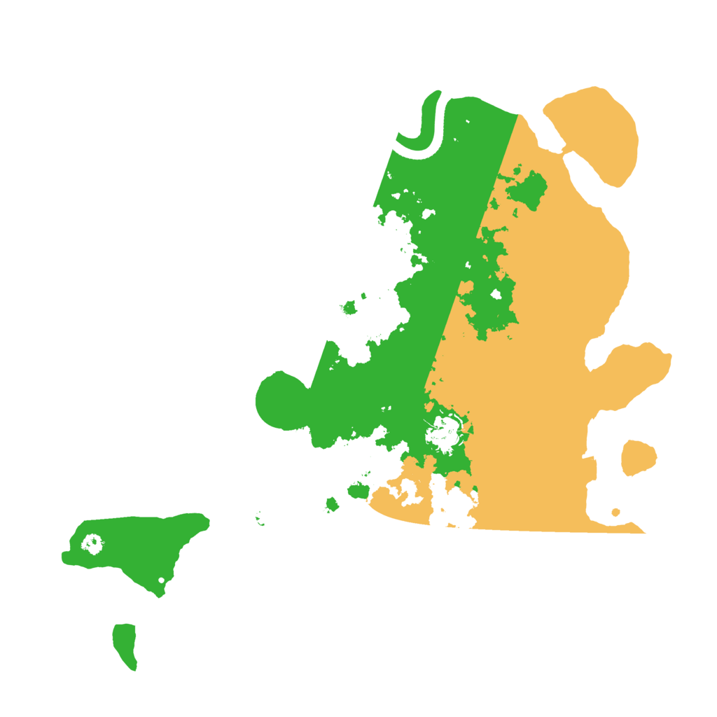 Biome Rust Map: Procedural Map, Size: 3500, Seed: 520