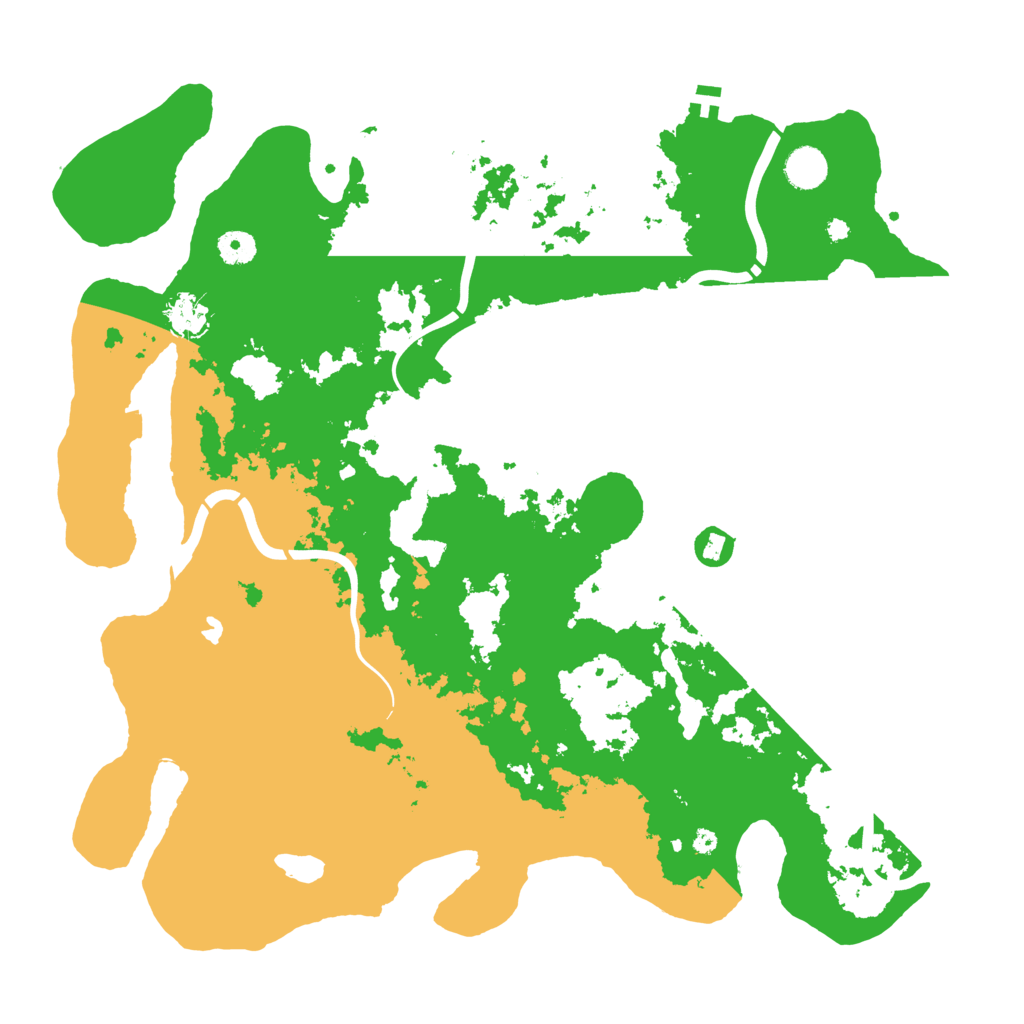 Biome Rust Map: Procedural Map, Size: 4250, Seed: 7327