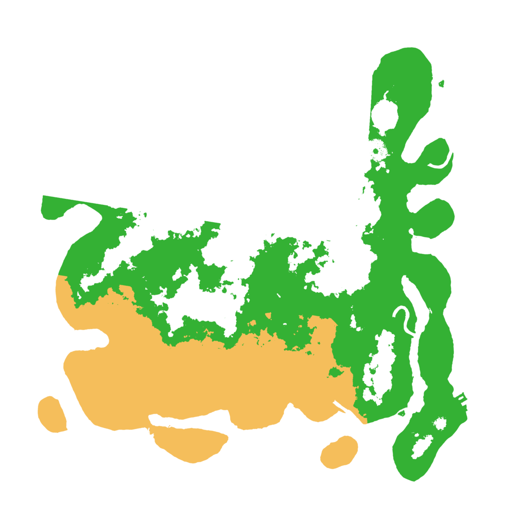 Biome Rust Map: Procedural Map, Size: 3750, Seed: 26668023