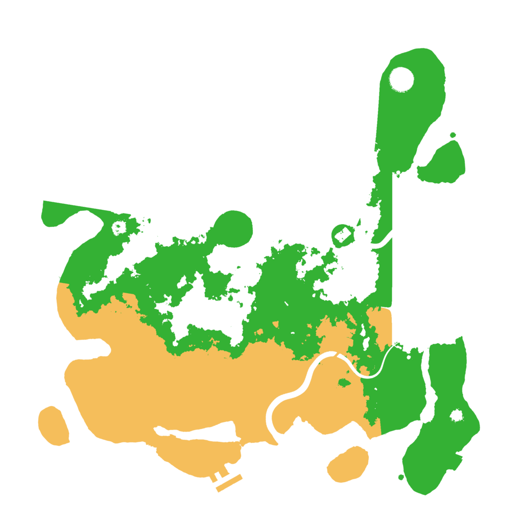 Biome Rust Map: Procedural Map, Size: 3750, Seed: 26668023