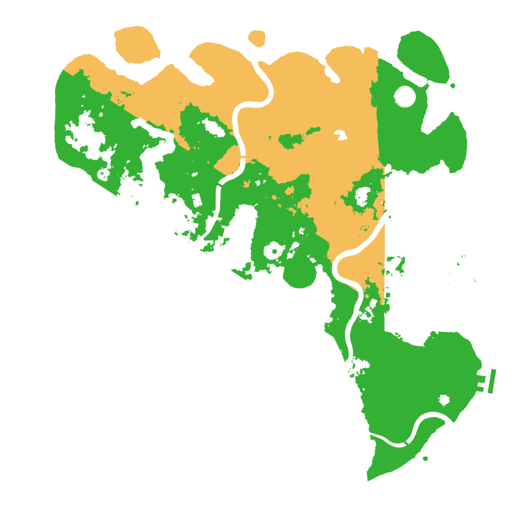 Biome Rust Map: Procedural Map, Size: 4250, Seed: 79521