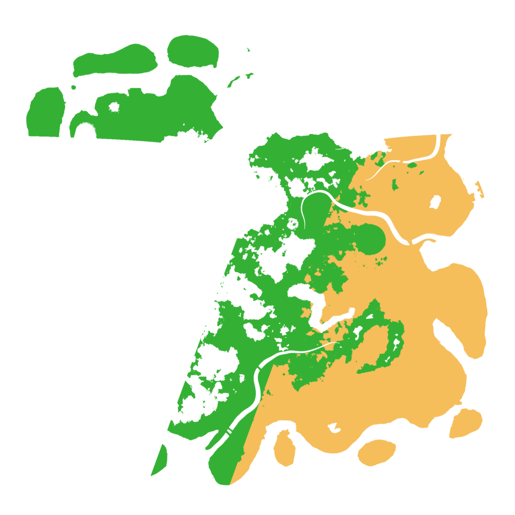 Biome Rust Map: Procedural Map, Size: 4500, Seed: 1445314803
