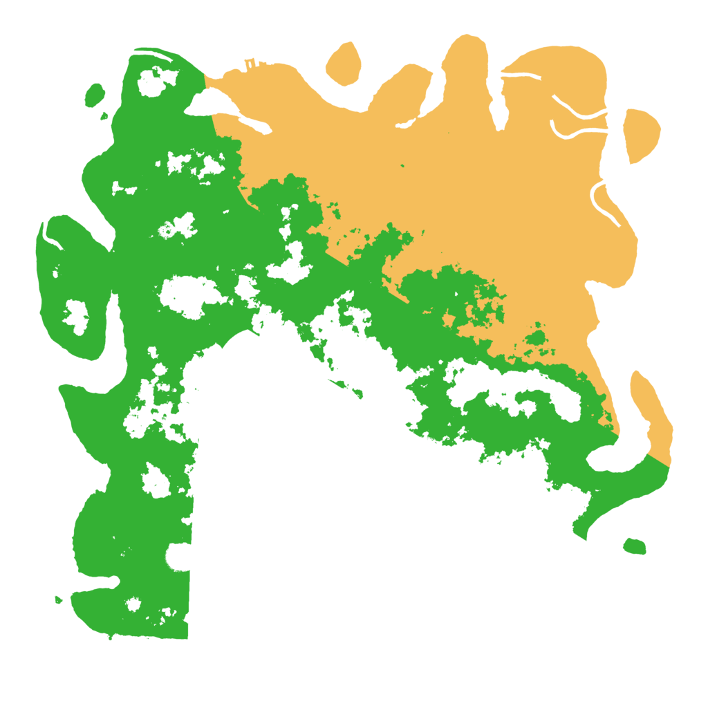 Biome Rust Map: Procedural Map, Size: 4500, Seed: 1084803318
