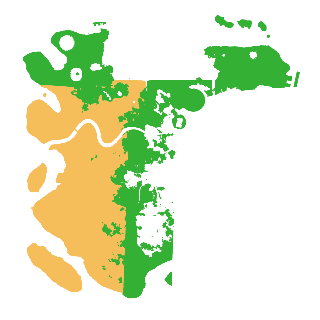 Biome Rust Map: Procedural Map, Size: 3750, Seed: 505242508