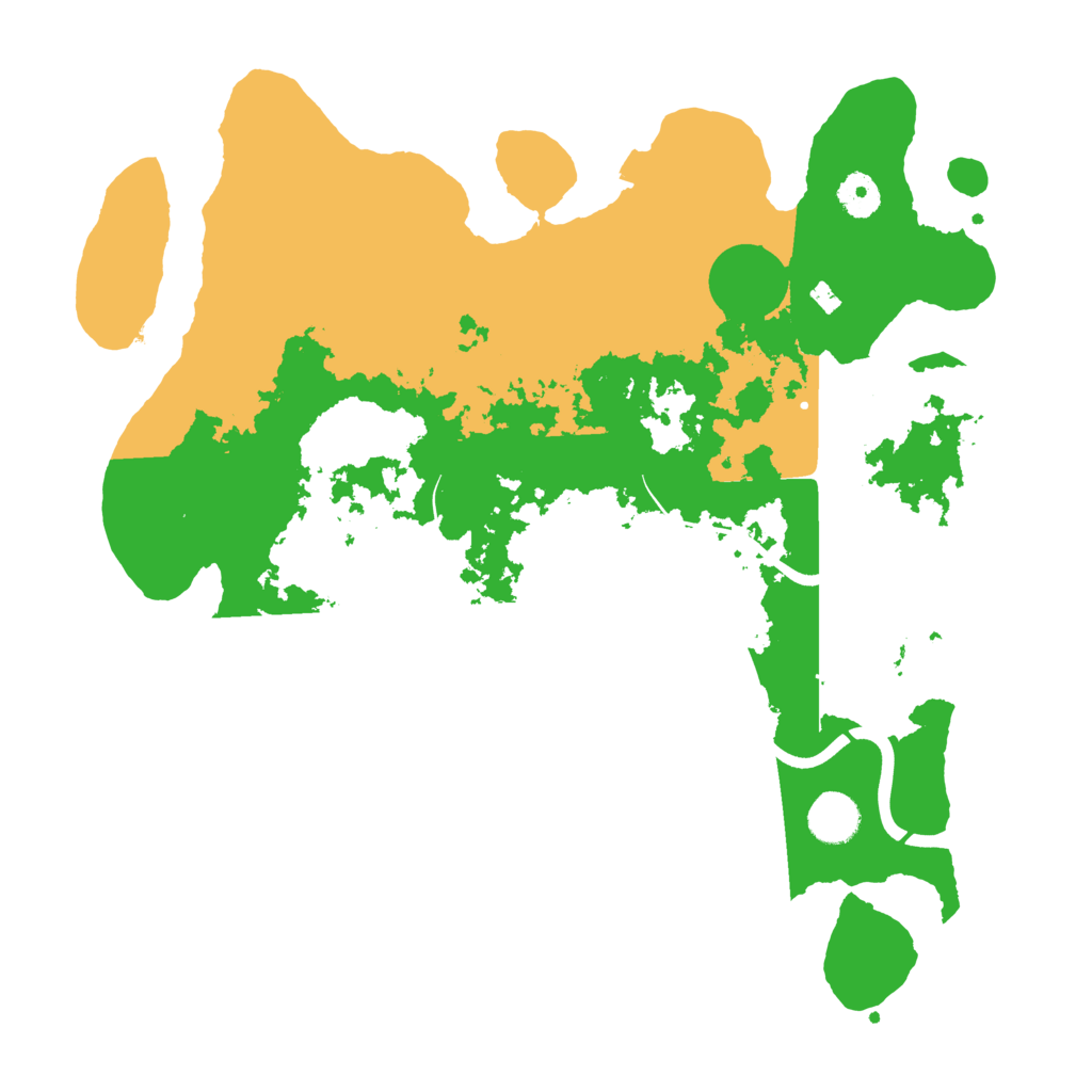 Biome Rust Map: Procedural Map, Size: 3850, Seed: 42537