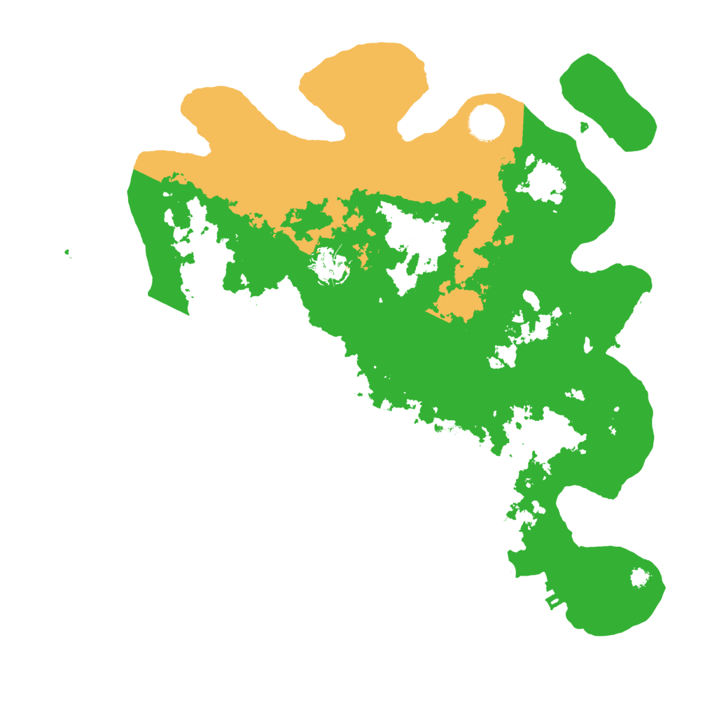 Biome Rust Map: Procedural Map, Size: 3500, Seed: 397451689