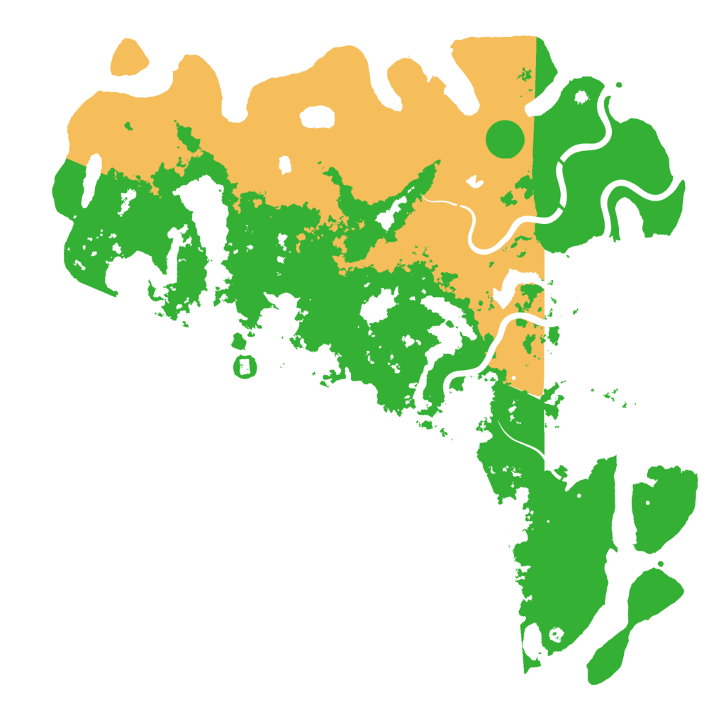 Biome Rust Map: Procedural Map, Size: 5000, Seed: 28072009
