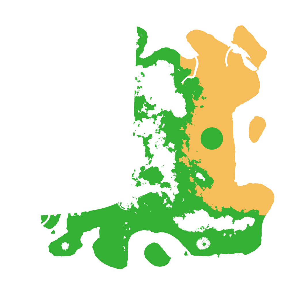 Biome Rust Map: Procedural Map, Size: 3500, Seed: 15497789