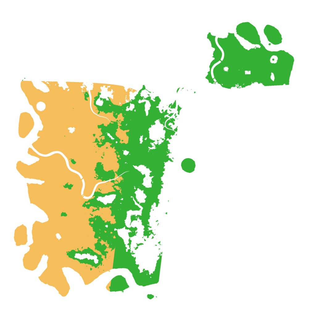 Biome Rust Map: Procedural Map, Size: 6000, Seed: 47836482