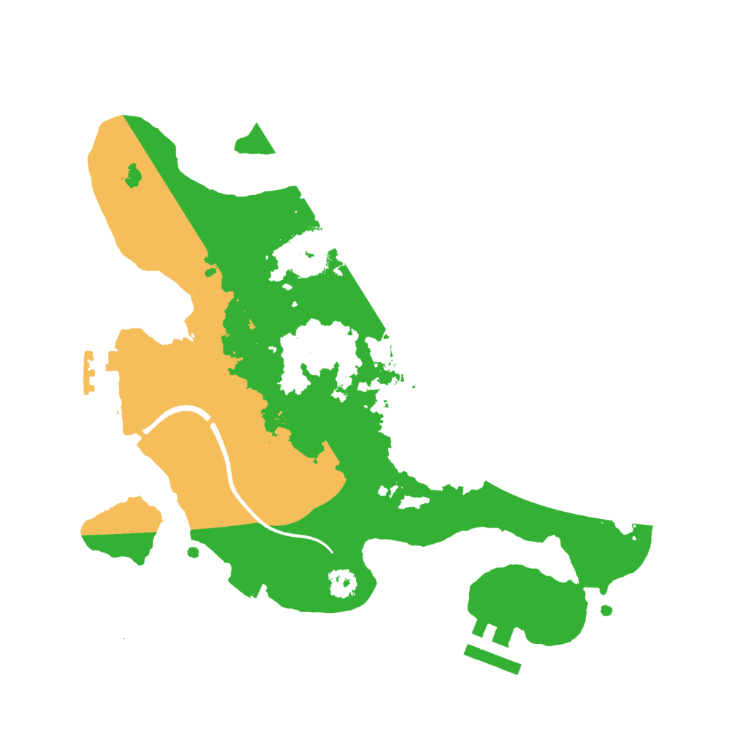 Biome Rust Map: Procedural Map, Size: 2550, Seed: 9875422