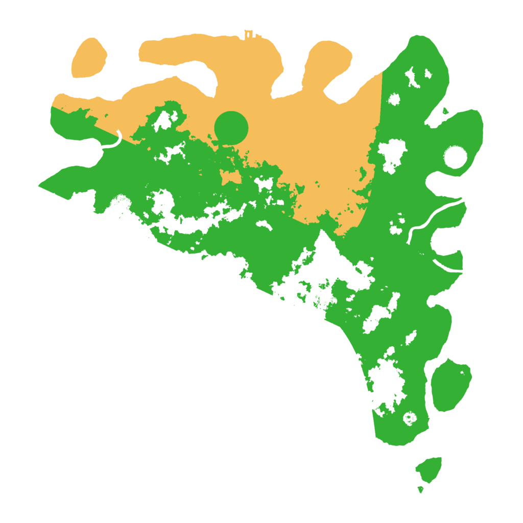 Biome Rust Map: Procedural Map, Size: 4050, Seed: 33