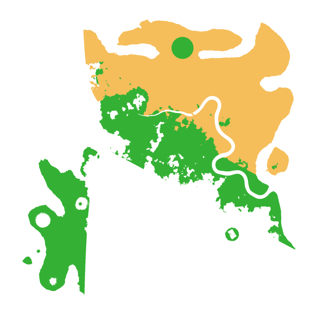 Biome Rust Map: Procedural Map, Size: 3850, Seed: 2098333760