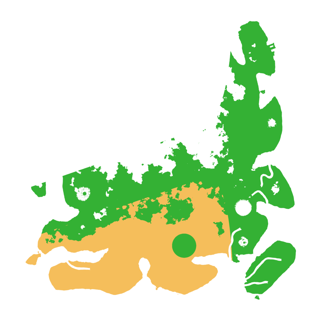 Biome Rust Map: Procedural Map, Size: 3500, Seed: 4354335