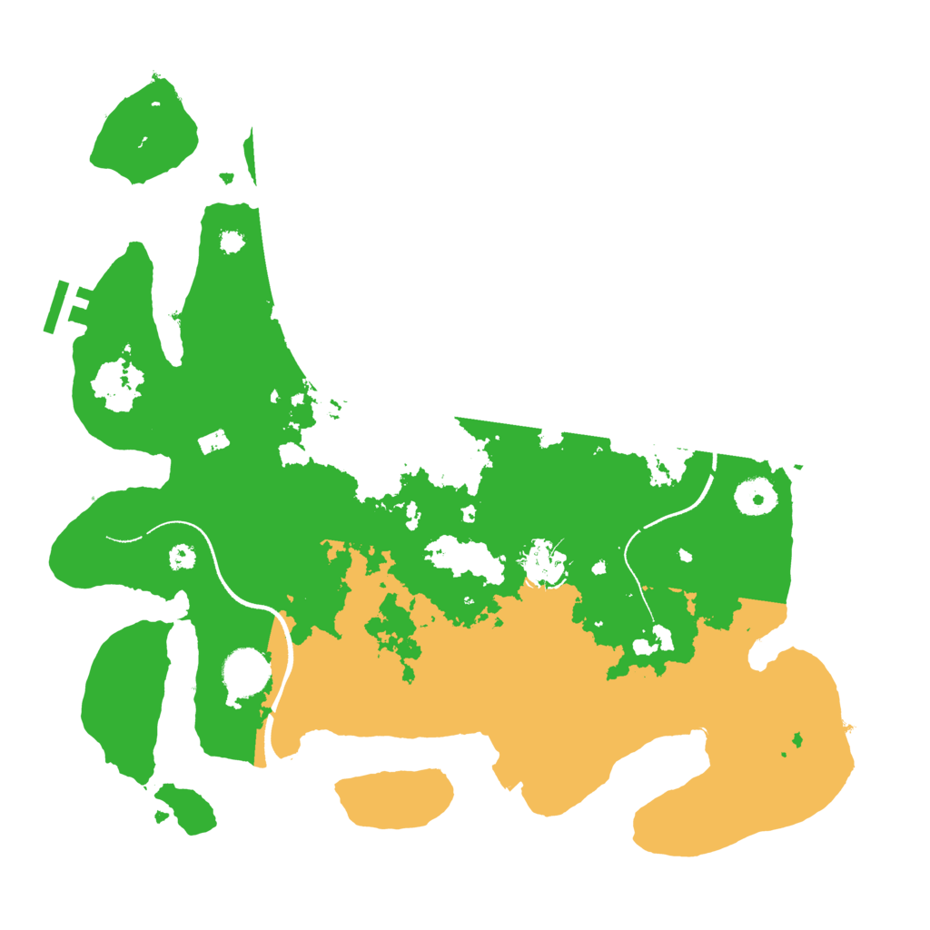 Biome Rust Map: Procedural Map, Size: 3500, Seed: 698473293