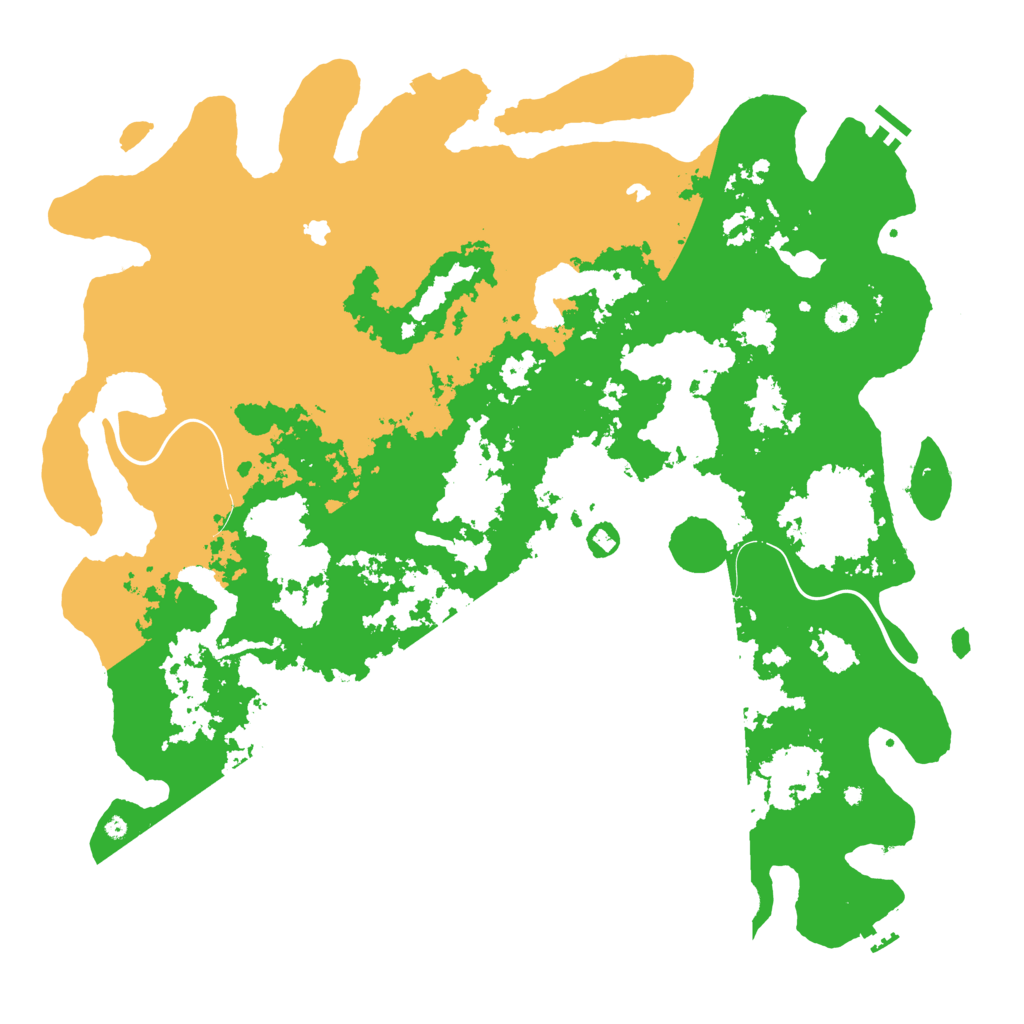 Biome Rust Map: Procedural Map, Size: 5000, Seed: 4206934