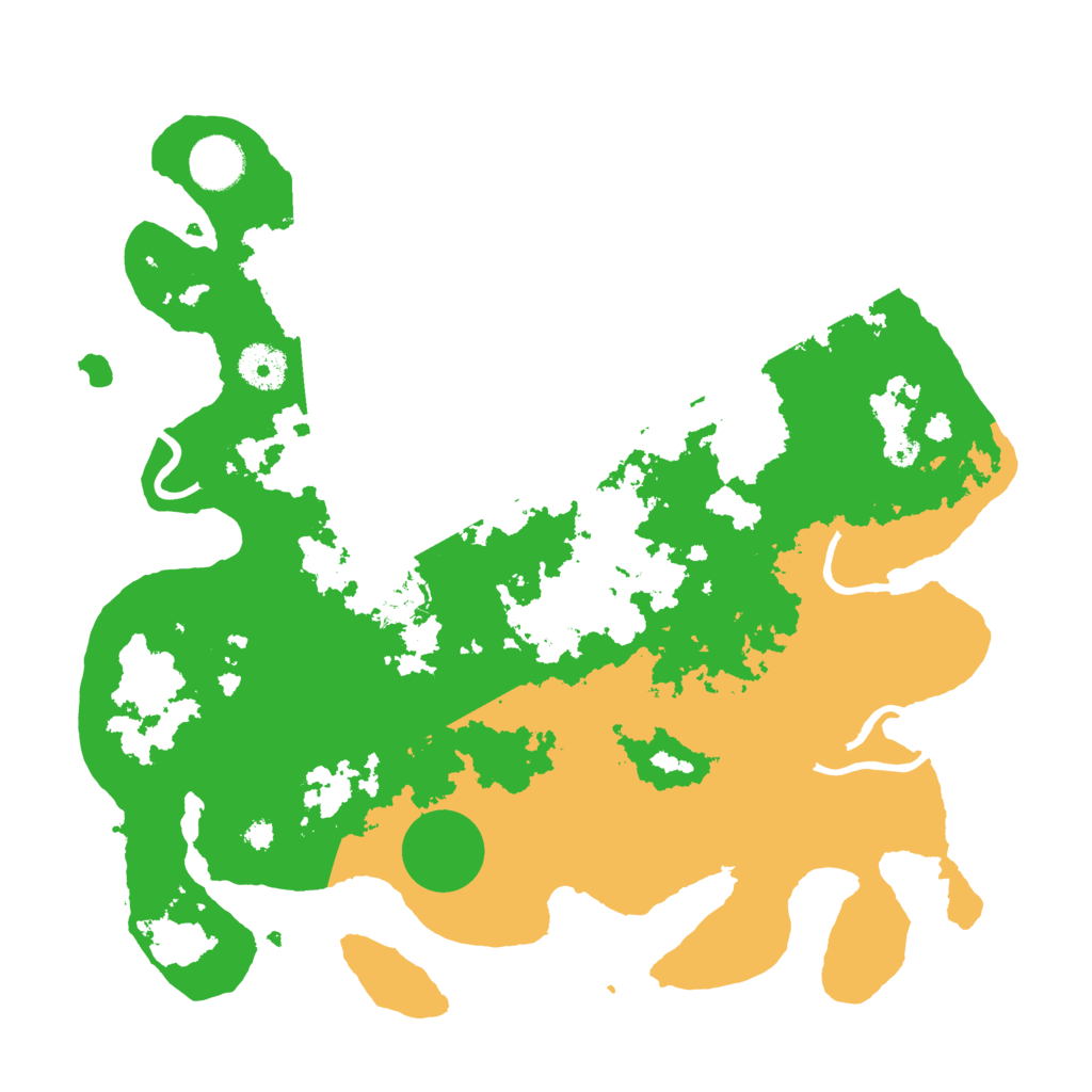 Biome Rust Map: Procedural Map, Size: 3500, Seed: 570375063